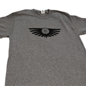 If you can't stand up, STAND OUT - Grey with black print
