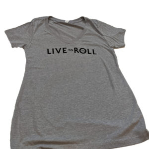 Womens V-neck - grey