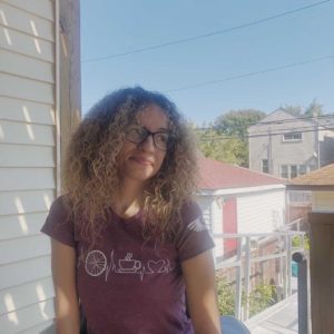 Women's shirt - Heartbeat (Maroon/Red)